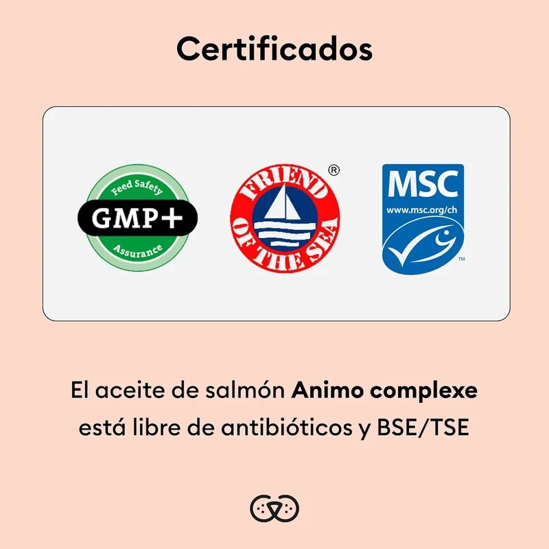 ANIMO-COMPLEXE | Óleo de salmão para cães | rico em ômega 3, 6 e 9 | Melhora e reduz a queda de pelo