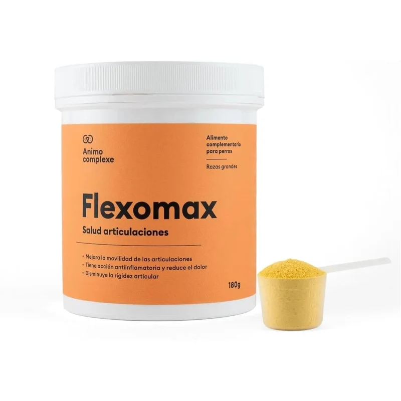 ANIMO-COMPLEXE Condroprotetor para cães, harpagófito para cães, rico em ómega 3, glucosamina, condroitina, açafrão, boswelia, MSM e Vit.E | Melhora a flexibilidade e regeneração da cartilagem