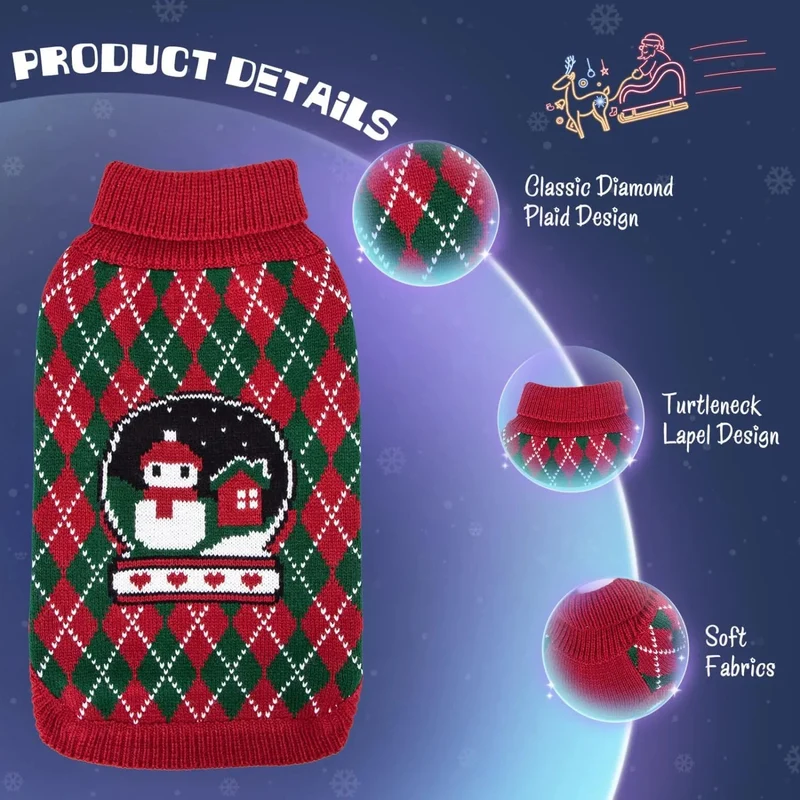 Camisolas de Natal para cães e gatinhos