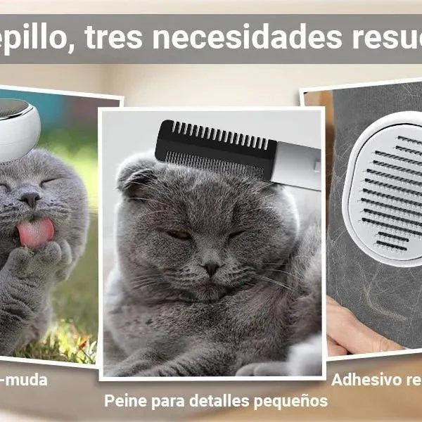 Escova para gatos ou cães [3 em 1]