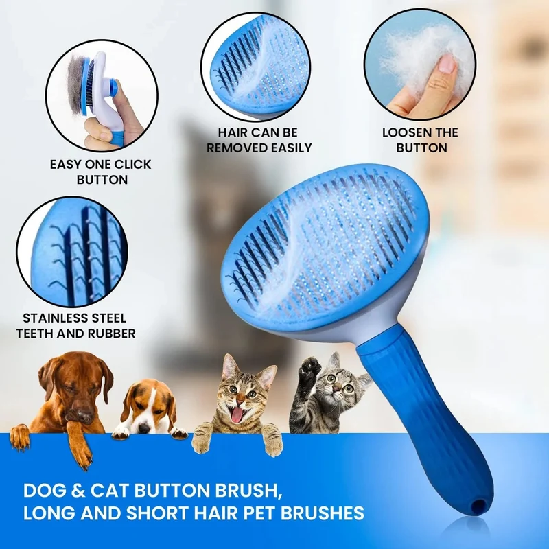 Kit de Escovagem e Higiene para o Pêlo de Cães e Gatos
