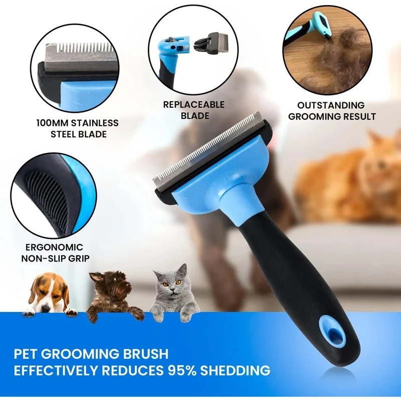 Kit de Escovagem e Higiene para o Pêlo de Cães e Gatos