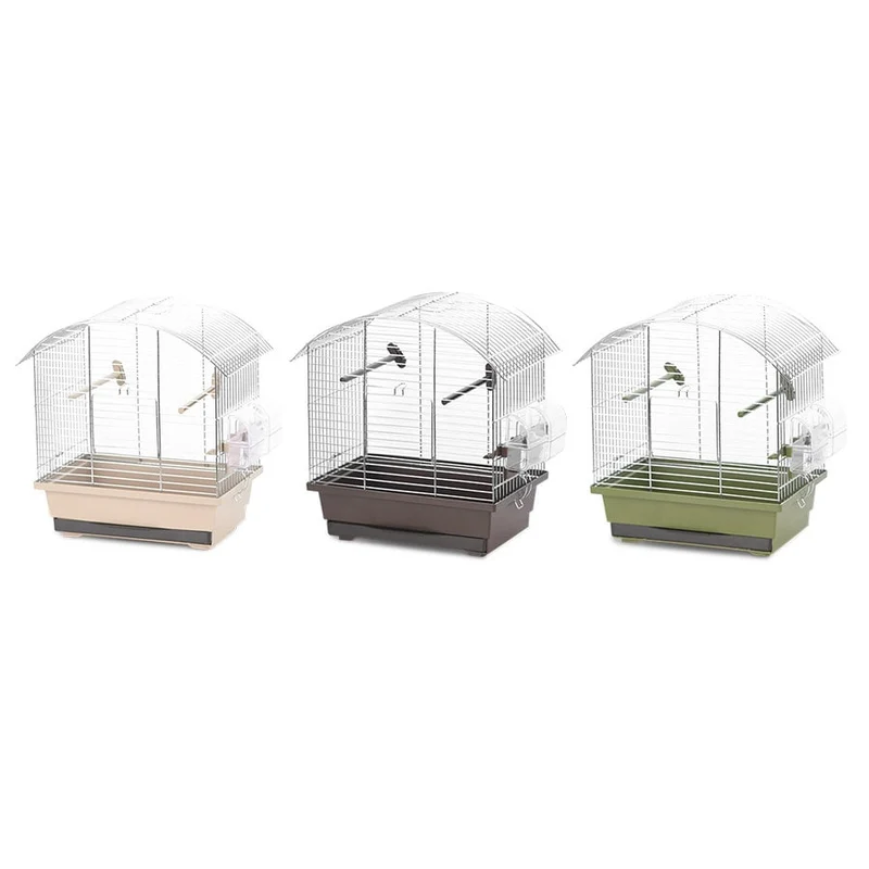 Duvo+ Vogelkäfig Natur Lora Set 3-teilig