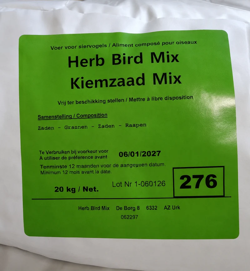 Keimsaatmischung 20kg - 41 Samen - Kräuter-Vogel-Mix