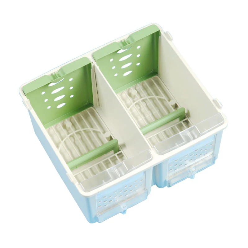 Transportbox mit Deckel, 2 Fächer, „NUVOLA 2“ (NZ85)