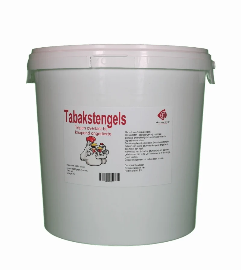 Mercator-Tabakstiele 2500 g – 10-Liter-Eimer