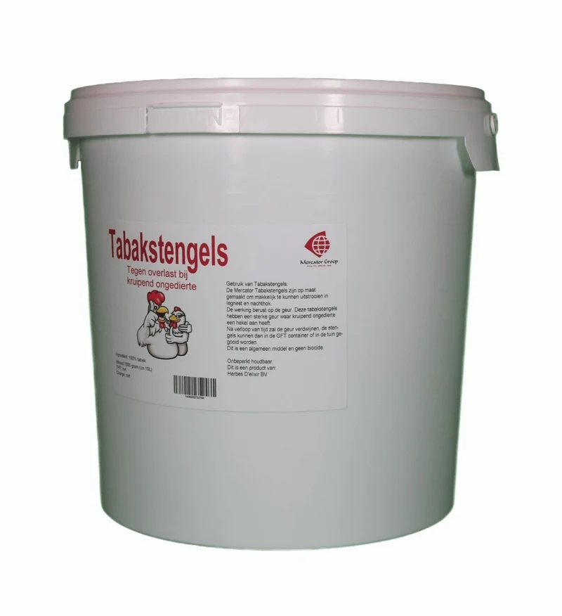 Mercator-Tabakstiele 2500 g – 10-Liter-Eimer