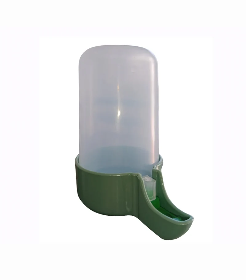Olivgrüner Trinkbrunnen mit Abfallvermeidungssystem, 100 ml - Moldes Ave
