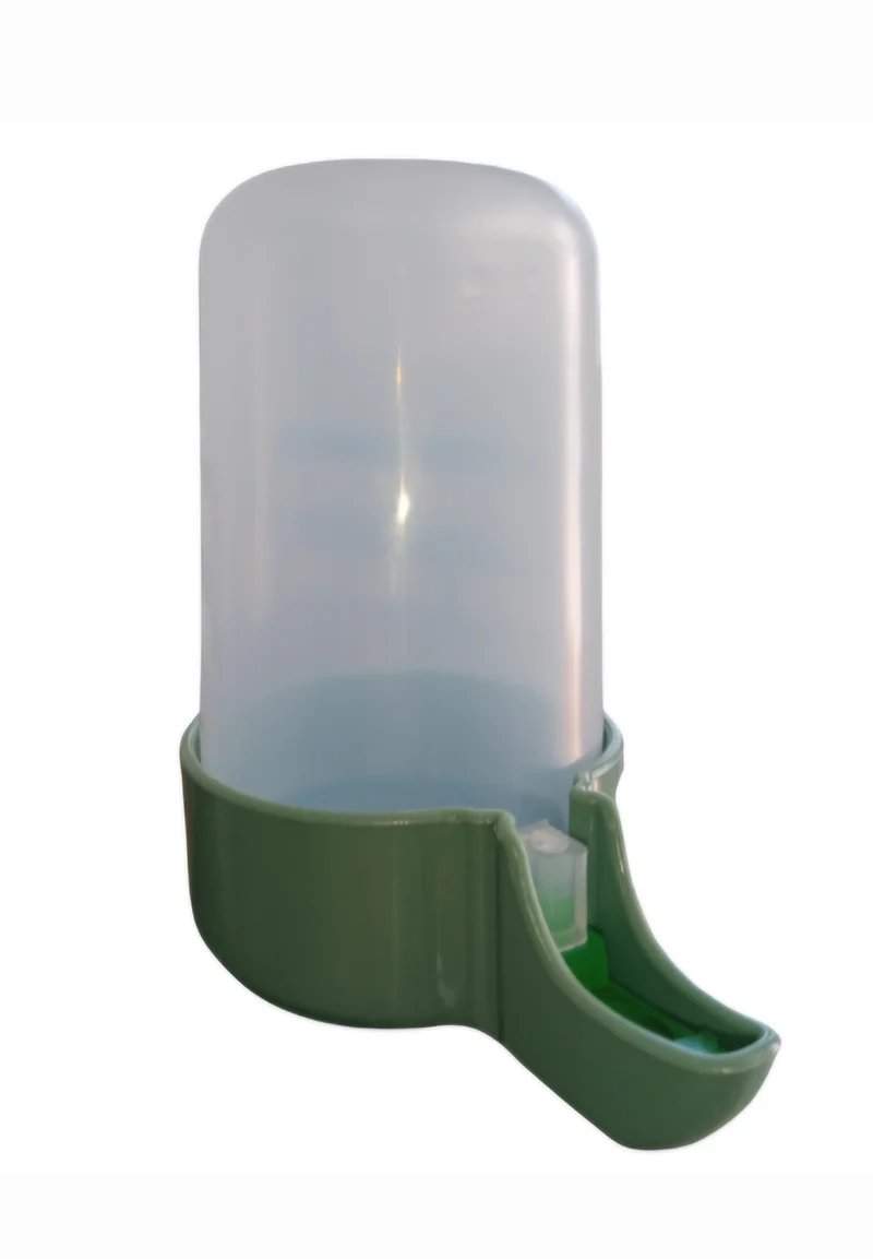 Olivgrüner Trinkbrunnen mit Abfallvermeidungssystem, 100 ml - Moldes Ave