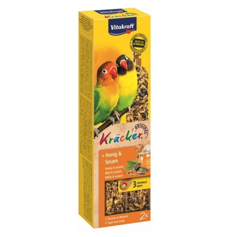 Vitakraft Kräcker Original Lovebird - Honig & Sesam 2 Stück