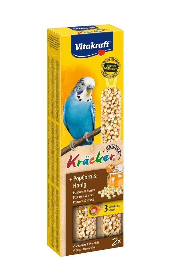 Vitakraft Kräcker Sittich-Popcorn und Honig