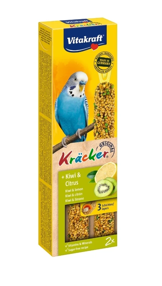Vitakraft Kräcker Sittich mit Kiwi und Zitrus 2 Stück