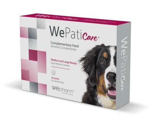 WePatiCare Função Hepática - para Raças Médias e Grandes - 30 Comprimidos