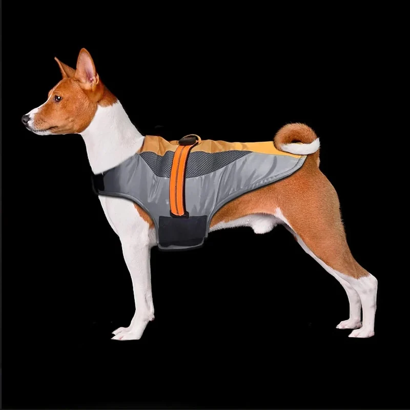 Casaco quente de Outono / Inverno para cães ou gatos, refletor, impermeável e à prova de vento - Fecho com velcro