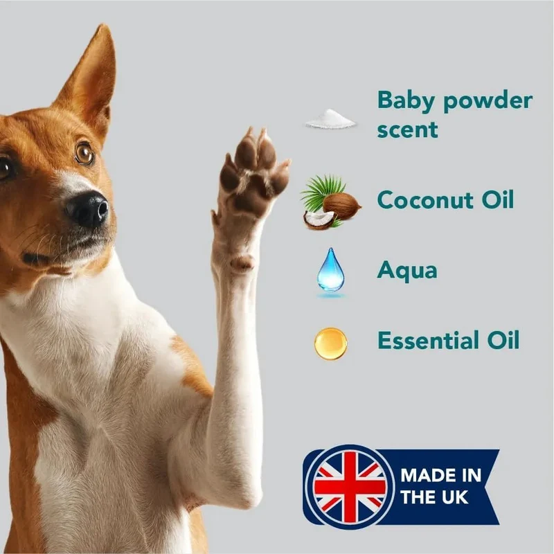 Champoo e Condicionador para cães Baby Powder - 500 ml - Aroma a Talco