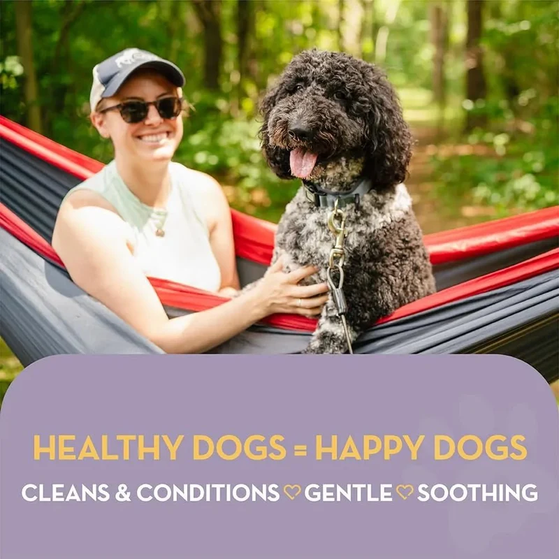 Champo e Condicionador anti-comichões para cães | alívio das comichões e cuidados com a pele | trata a comichão, a pele rachada e as feridas