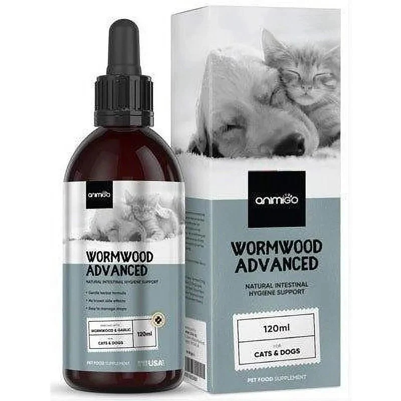 Antiparasitário interno para cães e gatos - 120 ml - solução líquida para desparasitação interna