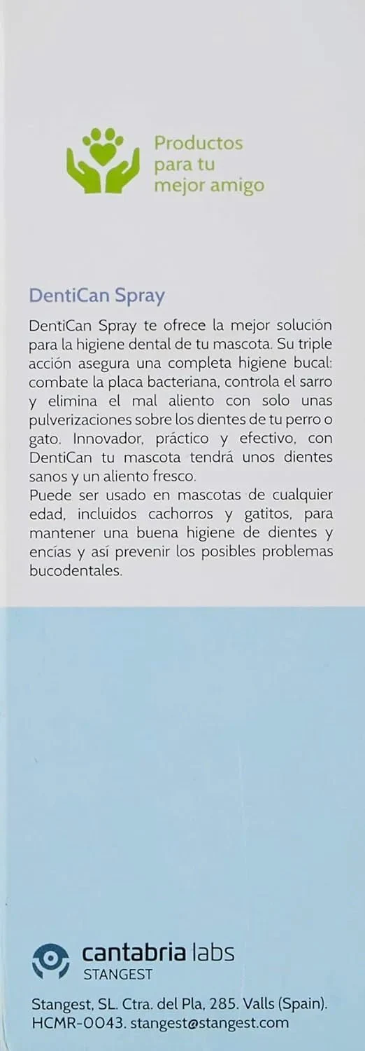 Dentífrico em Spray para Cães e Gatos - Dentican Spray dental, 125 ml