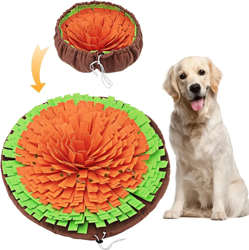 Tapete olfativo / interativo para cães, Snuffle Mat para cães, 9 elementos de treino e várias opções de dificuldade (86 * 48 cm)