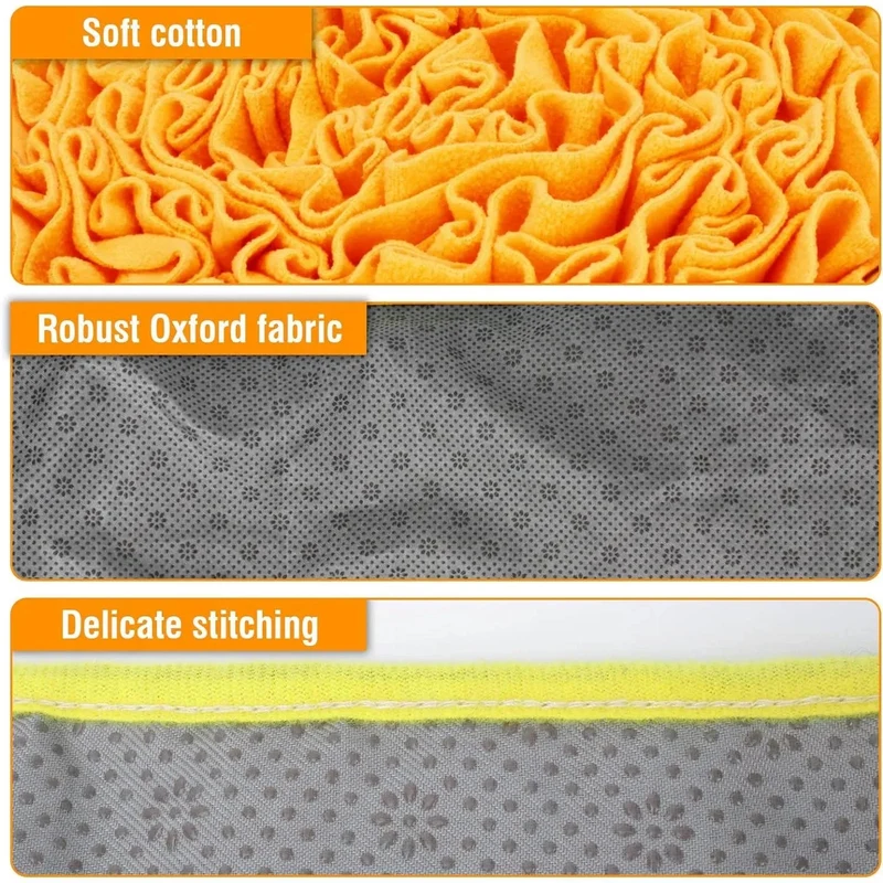 Tapete olfativo / interativo para cães, Snuffle Mat para cães, 9 elementos de treino e várias opções de dificuldade (86 * 48 cm)