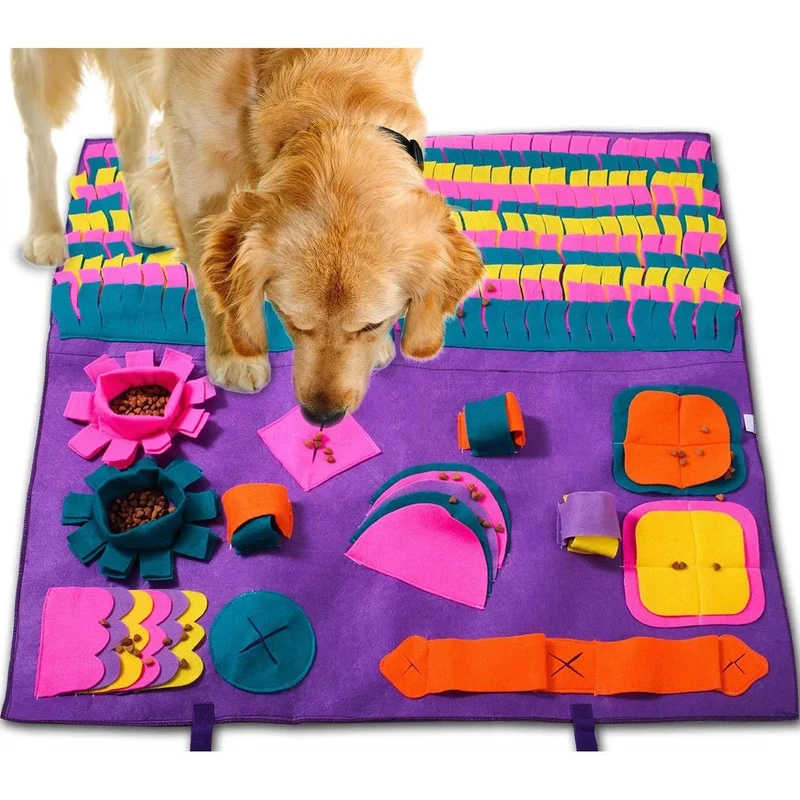 Tapete Interativo para cães, grande 90 x 90 cm Snuffle Mat
