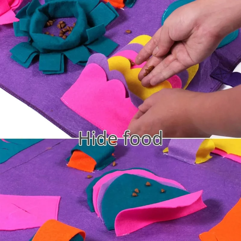 Tapete Interativo para cães, grande 90 x 90 cm Snuffle Mat