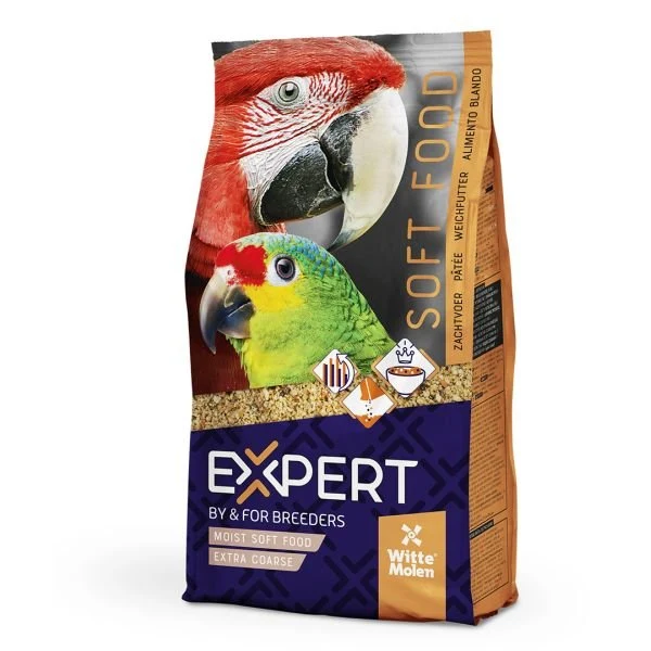 EXPERT Soft Food Extra Grob 1kg - Mit Früchten & Nüssen - Witte Molen