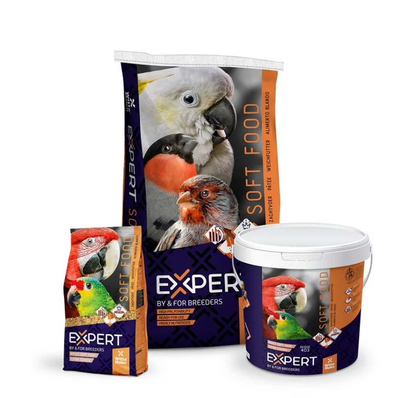 EXPERT Soft Food Extra Grob 10kg - Mit Früchten & Nüssen - Witte Molen