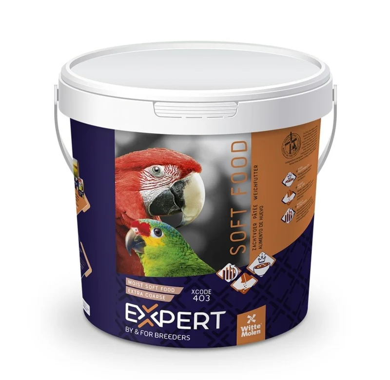 EXPERT Soft Food Extra Grob 10kg - Mit Früchten & Nüssen - Witte Molen