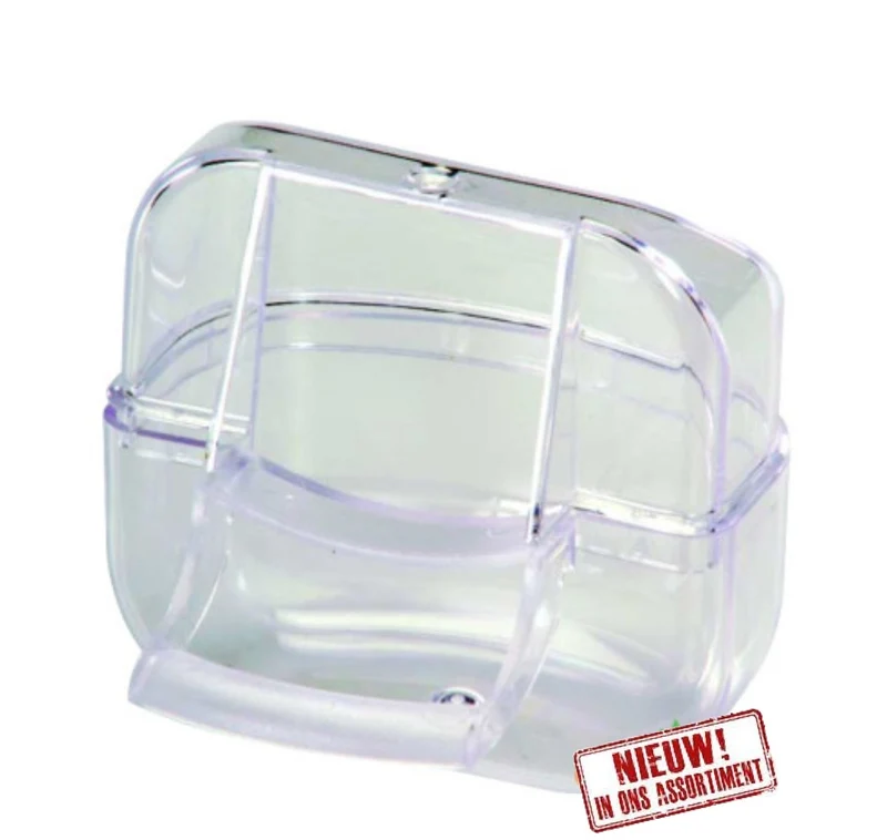 „DeLuxe“ transparenter Esstopf (stabiler als das Standardmodell)