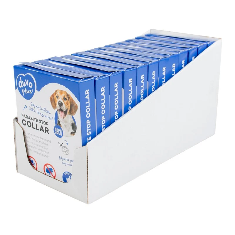 Parasitenstopphalsband für Hunde, 58 cm – Duvo+