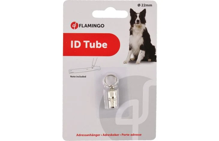 Adressröhrchen Timo Silver - Flamingo