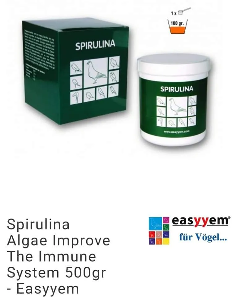 Spirulina 100 Gramm (Verbessert das Immunsystem) Easseym