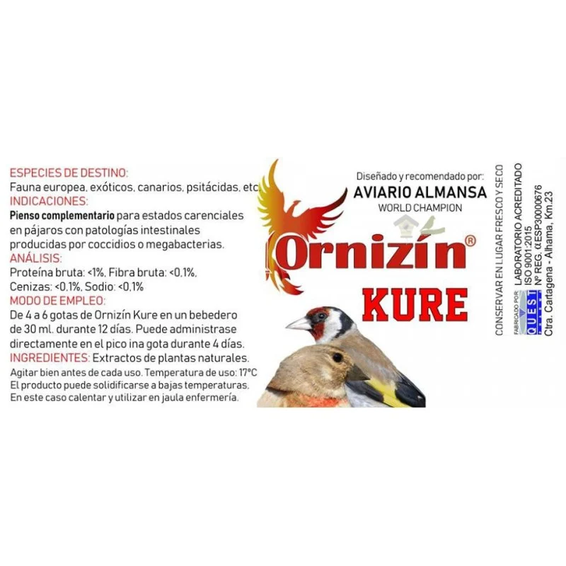 Ornizin Kure 30ml - Kokzidiose Stop - Vorbeugung und Behandlung - Ornizin