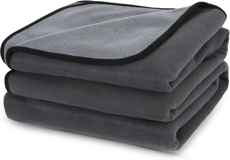 Manta / Cobertor macio de pelúcia para cães ou gatos, impermeável, quente, dupla-face