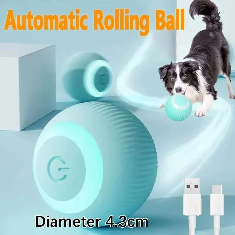 Bola / brinquedo com auto-movimento para gatos ou cães (carregamento USB)