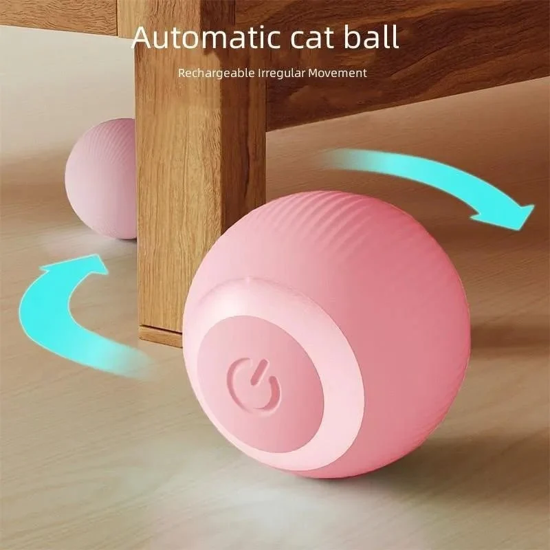 Bola / brinquedo com auto-movimento para gatos ou cães (carregamento USB)