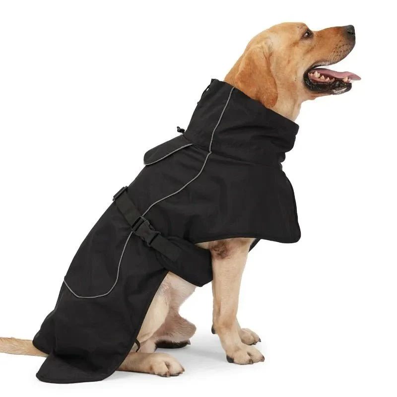 Blusão Impermeável e Quente, de Inverno, para Cães de Raças Médias e Grandes