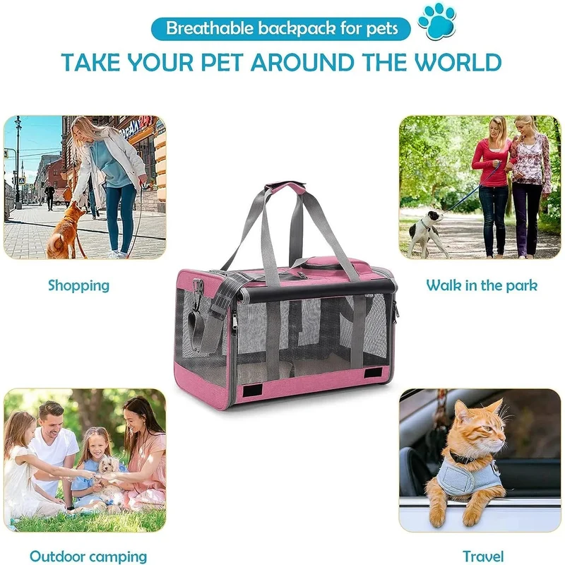 Transportador para cão pequeno ou gato até 9 kg