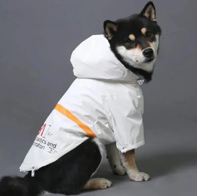 Blusão Impermeável Refletor para Cães de Raças Médias e Grandes