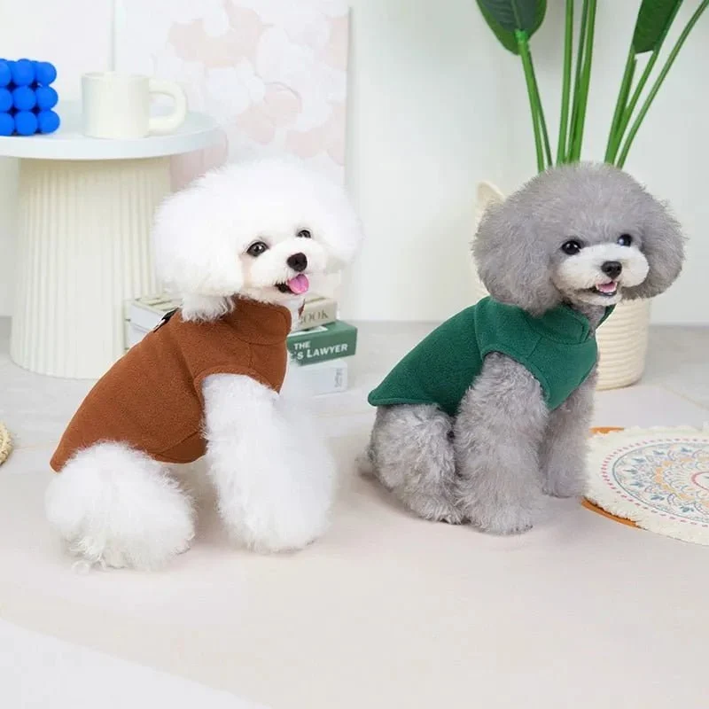 Camisola "fleece" de Outono / Inverno para cães