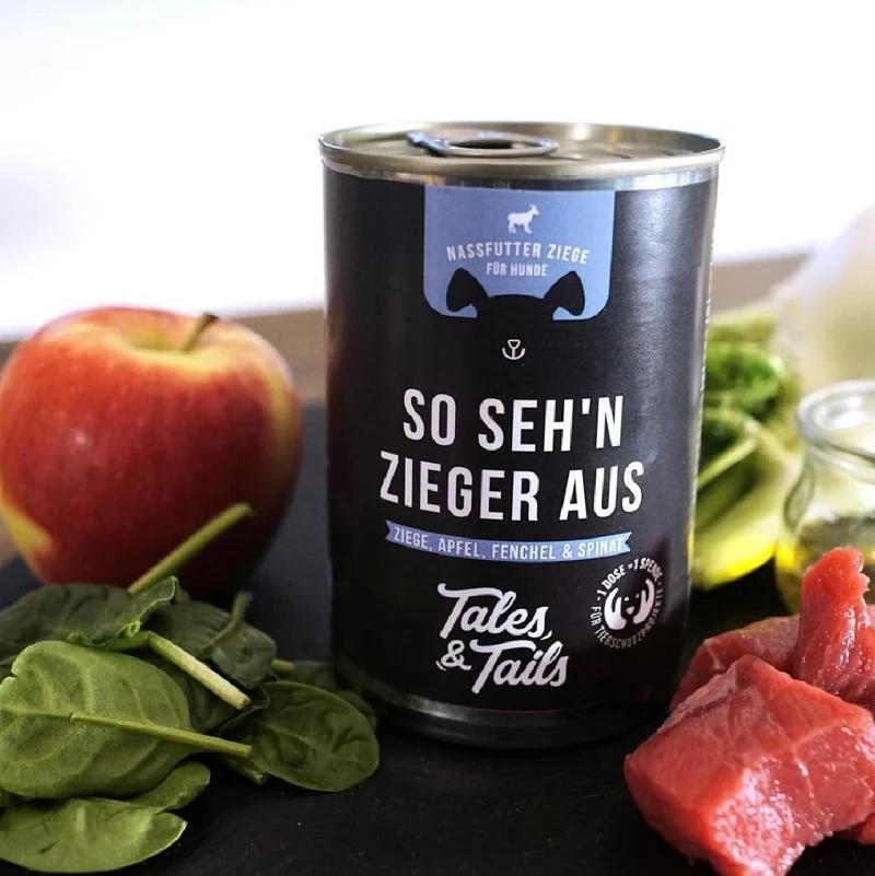 Tales & Tails Nassfutter Ziege 400g
