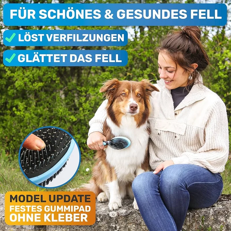 Doppelbürste blau