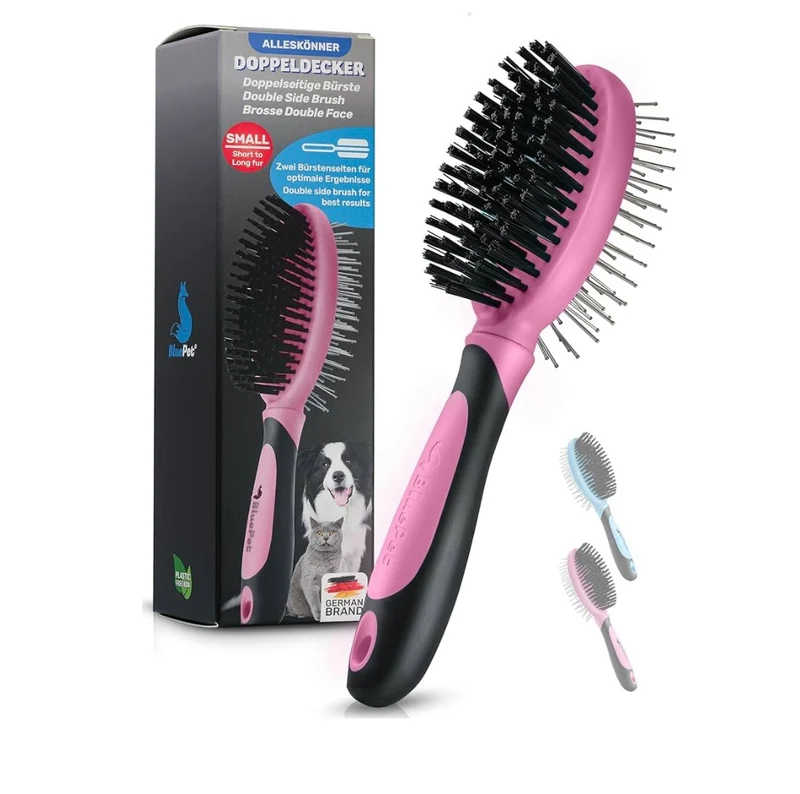 Doppelbürste rosa