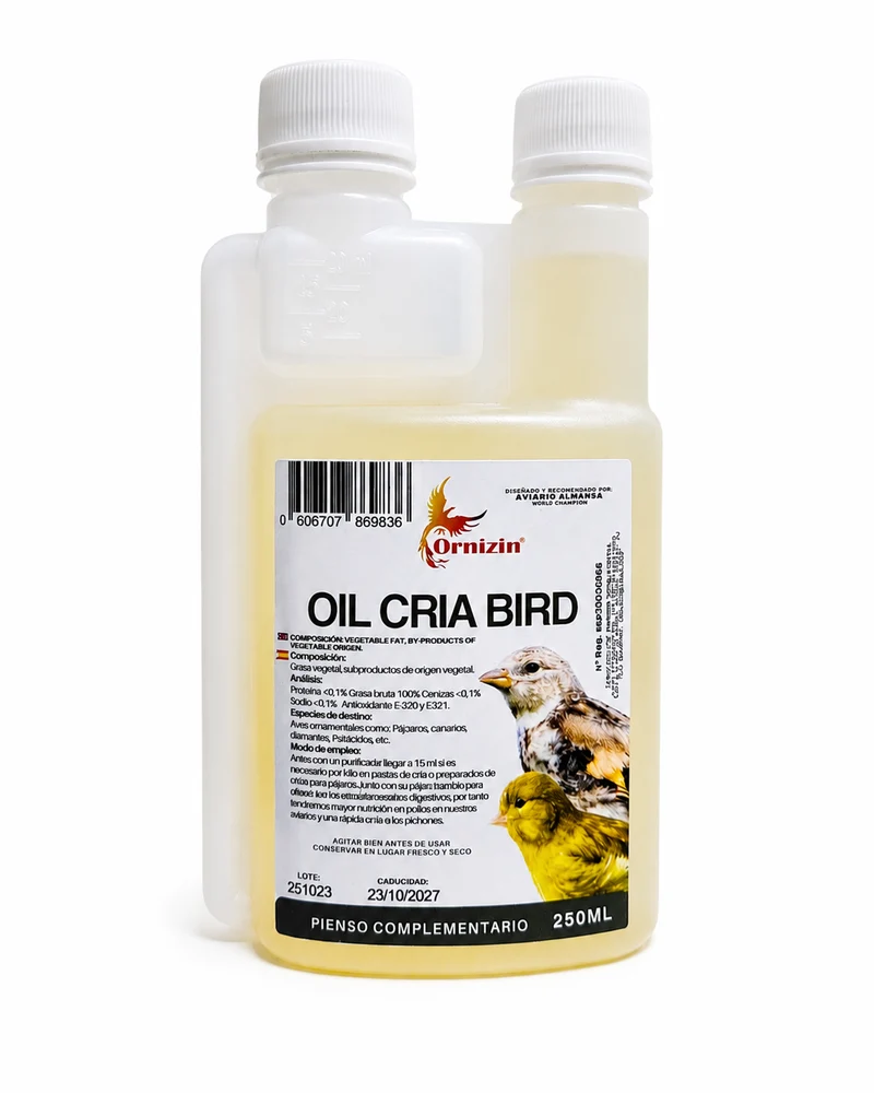 Gesundheitsöl – Oil Cría Bird 250ml – Zuchtöl – Ornizin