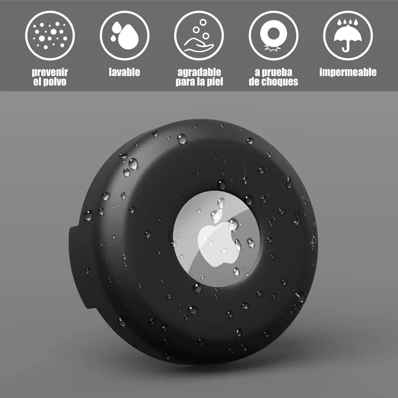 3 Unidades de Capa Protetora de Silicone, Impermeável, compatível com Apple Airtag