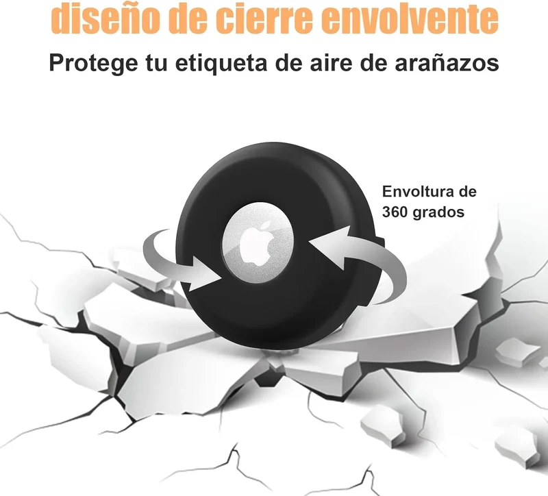 3 Unidades de Capa Protetora de Silicone, Impermeável, compatível com Apple Airtag