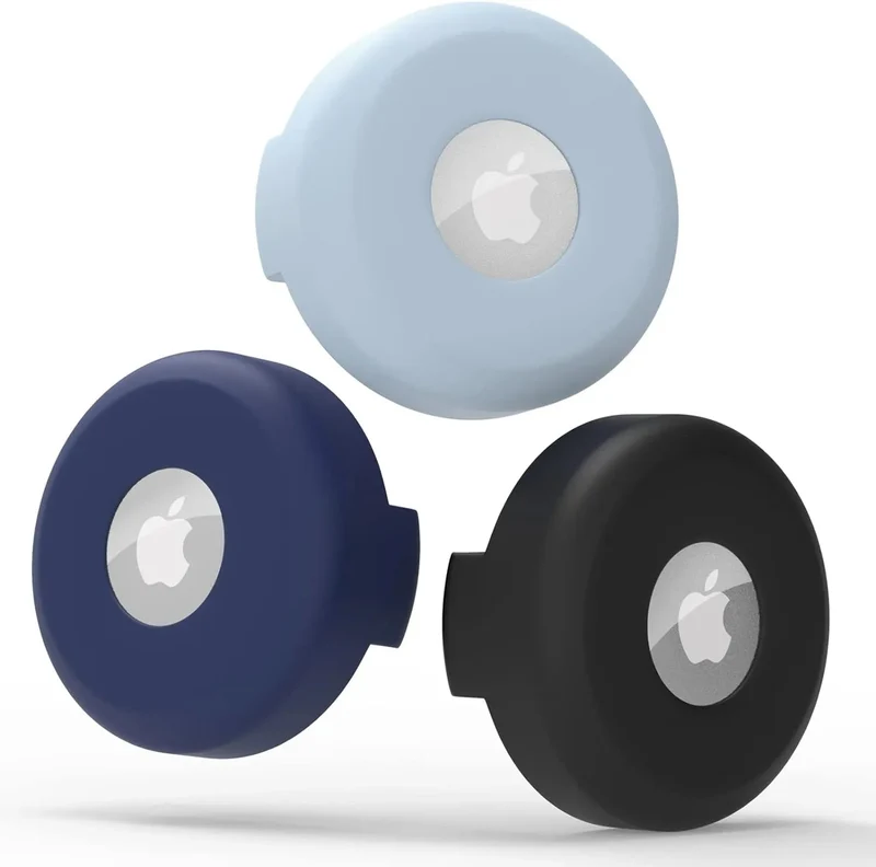 3 Unidades de Capa Protetora de Silicone, Impermeável, compatível com Apple Airtag