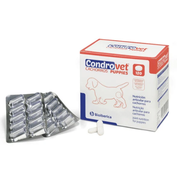 CONDROVET CONDROPROTETOR DAS ARTICULAÇÕES PARA CACHORROS (120 Comprimidos)