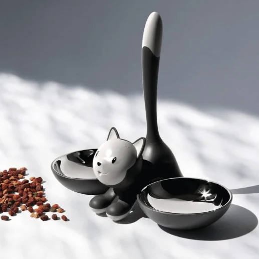 TAÇA PARA COMIDA/ÁGUA DE GATO "TIGRITO" (Alessi)